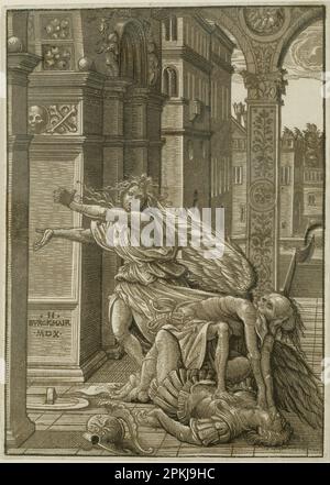 Lovers Surprised by Death 1510 by Hans Burgkmair the Elder Stock Photo
