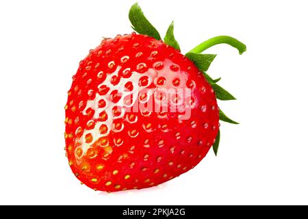 Fresh ripe strawberries. Isolated on white background. File contains clipping path Stock Photo