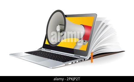 Chatbot AI - Artiificial intelligenece bot technology - personal computer concept Stock Photo