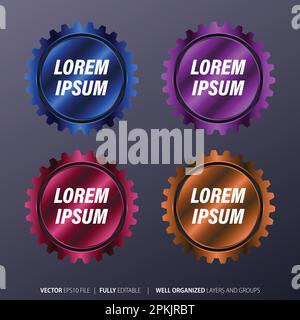 Business Infographic elements with modern design vector. Stock Vector