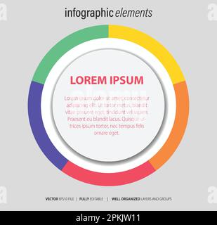 Business Infographic elements with modern design vector. Stock Vector