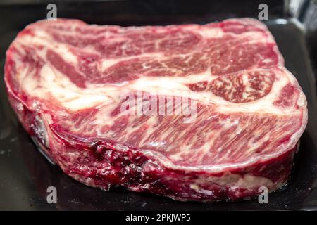 Wagyu beef, the most expensive and tender Japanese beef in the world Stock Photo