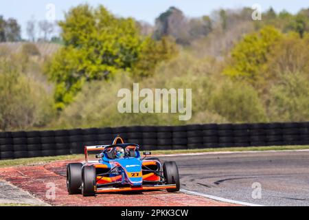 27 PIERRE Edgar FRA, Mygale M21-F4, action, during the 1st round of the Championnat de France FFSA F4 2023, from April 7 to 10, 2023 on the Circuit Paul Armagnac, in Nogaro, France - Photo Grégory Lenormand/DPPI Credit: DPPI Media/Alamy Live News Stock Photo