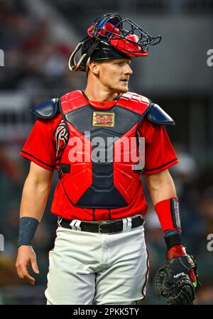 ATLANTA, GA - APRIL 12: Atlanta Braves catcher Sean Murphy #12