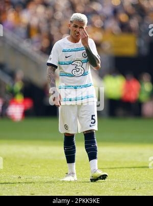 Enzo Fernandez Of Chelsea. - Chelsea V Wolverhampton Wanderers, Premier ...