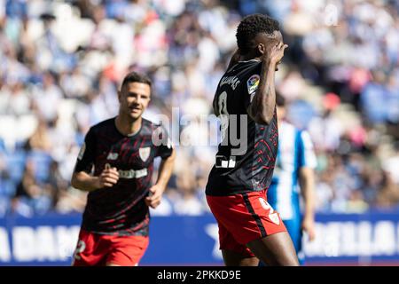 Barcelona, Spain. 08th Apr, 2023. Spanish La Liga soccer match Espanyol vs Athletic Club at RCDE Stadium, Barcelona, April 08, 2023 900/Cordon Press *** Local Caption *** Credit: CORDON PRESS/Alamy Live News Stock Photo