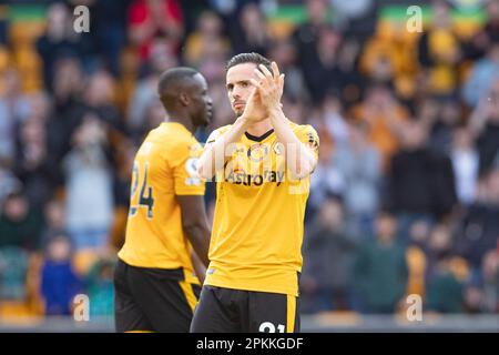 Molineux, Wolverhampton, UK. 8th Apr 2023. during the Premier League match between Wolverhampton Wanderers and Chelsea at Molineux, Wolverhampton on Saturday 8th April 2023. (Photo: Gustavo Pantano | MI News) Credit: MI News & Sport /Alamy Live News Stock Photo