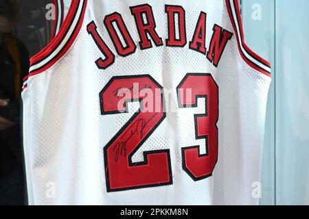 A Michael Jordan jersey will be on display in NYC next week