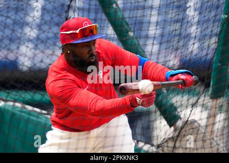 Philadelphia Phillies' Josh Harrison plays during a baseball game,  Saturday, April 22, 2023, in Philadelphia. (AP Photo/Matt Slocum Stock  Photo - Alamy