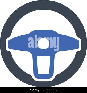 Wheel Steering icon Stock Vector