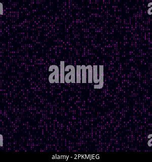 Abstract digital background. Magenta sparse binary background. Big sized seamless pattern. Artistic vector illustration. Stock Vector