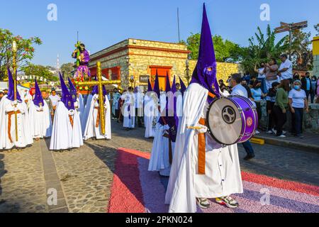 Good Friday Silent procession, City of Oaxaca, Mexico Stock Photo