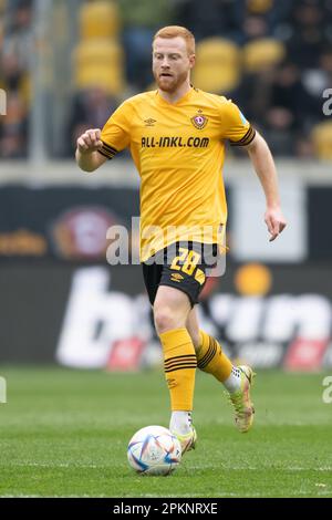 Dresden, Germany. 08th Apr, 2023. Soccer: 3rd league, Dynamo Dresden ...