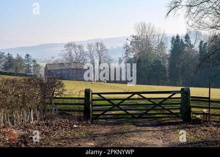 The soft landscape of the southern lake district, near Stanton, off the A66, Cumbria, north west England, UK Stock Photo