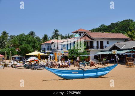 Beach, Unawatuna, Sri Lanka, Asia Stock Photo