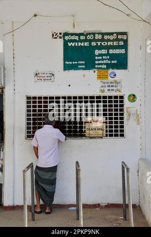 Wine shop, Colombo, Sri Lanka, Asia Stock Photo