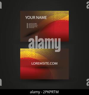 Business Card Design Stock Vector
