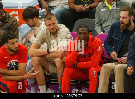 Miami Heat guard Victor Oladipo (4) in action during the second half of an  NBA basketball game against the Washington Wizards, Friday, April 7, 2023,  in Washington. (AP Photo/Nick Wass Stock Photo - Alamy