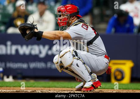 MILWAUKEE, WI - SEPTEMBER 03: St. Louis Cardinals left fielder Tyler O'Neill  (27) runs the bases during a game between the Milwaukee Brewers and the St  Louis Cardinals at American Family Field