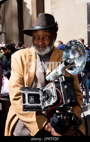 NEW YORK, USA - MAY 06, 2013: Louis Mendes, a photographer from