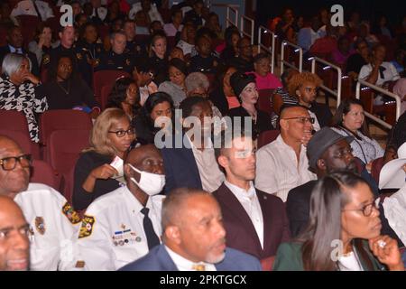 Miramar, USA. 06th Apr, 2023. MIRAMAR, FL - APRIL 06: Former Broward Commissioner Dale Holness Attends the swearing-in ceremony for elected official at Miramar Cultural Center on April 06, 2023 in Miramar, Florida. (Photo by JL/Sipa USA) Credit: Sipa USA/Alamy Live News Stock Photo