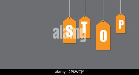 Signs stock vector. Illustration of stop, label, template Stock Vector