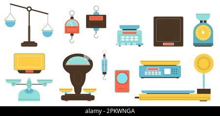 https://l450v.alamy.com/450v/2pkwnga/different-scales-types-instruments-for-weight-measurement-digital-and-mechanical-equipment-kilograms-measuring-pharmacy-or-jewelry-balance-2pkwnga.jpg