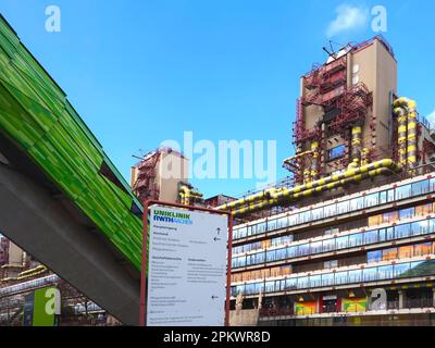 Main hospital building of University RWTH in Aachen Germany Stock Photo