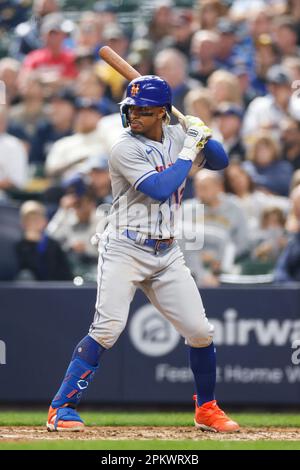 MILWAUKEE, WI - APRIL 05: New York Mets right fielder Starling