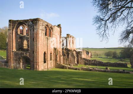 ruins of furness abbey near  Barrow in Furness Cumbria Stock Photo