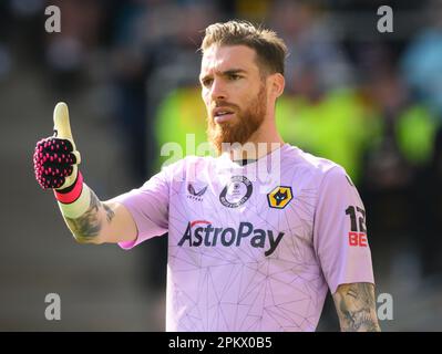 Wolverhampton, UK. 08th Apr, 2023. 08 Apr 2023 - Wolverhampton Wanderers v Chelsea - Premier League - Molineux Stadium. Jose Sa during the Premier League match at Molineux Stadium, Wolverhampton. Picture Credit: Mark Pain/Alamy Live News Stock Photo