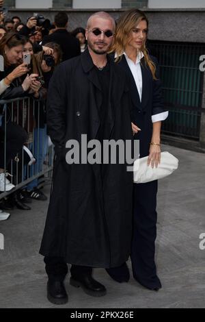 J Balvin & Girlfriend Valentina Ferrer Couple Up for Paris Fashion Week:  Photo 4693122, J Balvin, Valentina Ferrer Photos