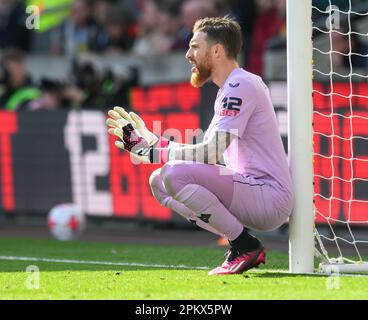 Wolverhampton, UK. 08th Apr, 2023. 08 Apr 2023 - Wolverhampton Wanderers v Chelsea - Premier League - Molineux Stadium. Jose Sa during the Premier League match at Molineux Stadium, Wolverhampton. Picture Credit: Mark Pain/Alamy Live News Stock Photo