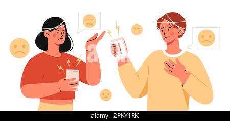 Alarming message concept Stock Vector