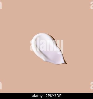 Smears of cream or lotion, cosmetics concept Stock Photo