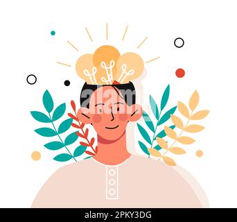 Idea in head Stock Vector