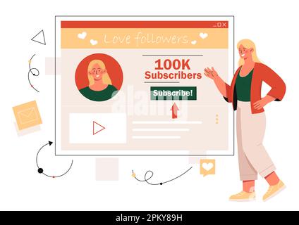 Concept of subscription Stock Vector