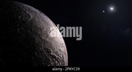 Exoplanet Proxima Centauri B with Alpha Centauri stars and red dwarf ...