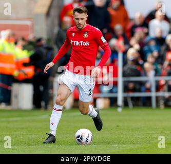 Racecourse Ground, Wrexham, UK. 10th Apr, 2023. National League Football, Wrexham versus Notts County; Tom O'Connor of Wrexham AFC Credit: Action Plus Sports/Alamy Live News Stock Photo