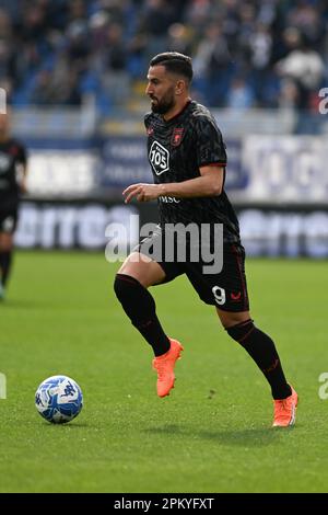 April 10, 2023, Como, Italy: Match ball during the Italian Serie B football  match between Como 1907 and Genoa CFC on 10 of Avril 2023 at stadio  Giuseppe Senigallia in Como, Italy.