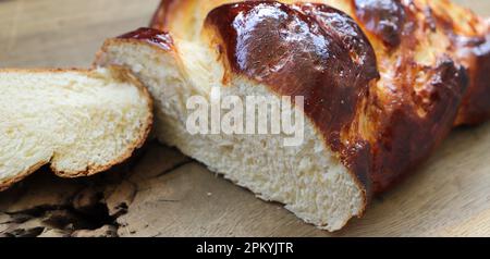 a freshly baked yeast loaf Stock Photo