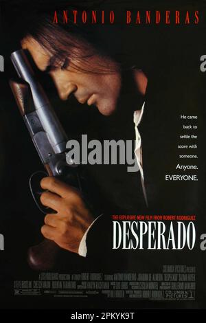 Antonio Banderas in Desperado (1995), British postcard. Ant…