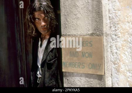 Antonio Banderas in Desperado (1995), British postcard. Ant…