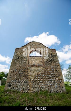 St. James Church Ruin, Bix Stock Photo