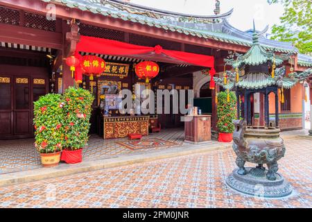 Censer in Thian Hock Keng Temple, Singapore Stock Photo