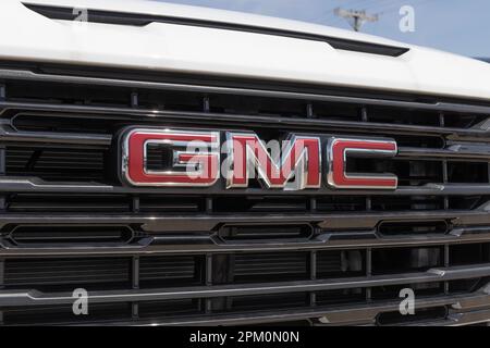 Lafayette - Circa April 2023: GMC Logo On The Grille Of A Sierra 1500 ...