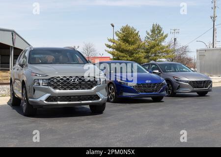 Lafayette - Circa April 2023: Hyundai Elantra Display At A Dealership ...