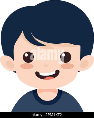 Premium Vector  Laughing boy avatar funny kid profile picture