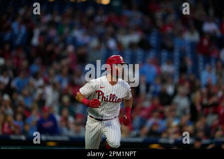 Philadelphia Phillies' Kody Clemens pitches during the ninth inning of a  baseball game, Friday, May 19, 2023, in Philadelphia. (AP Photo/Matt Rourke  Stock Photo - Alamy