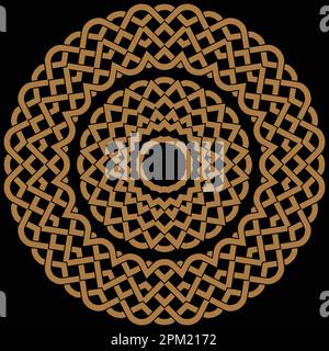 Gold Mandela Stock Vector